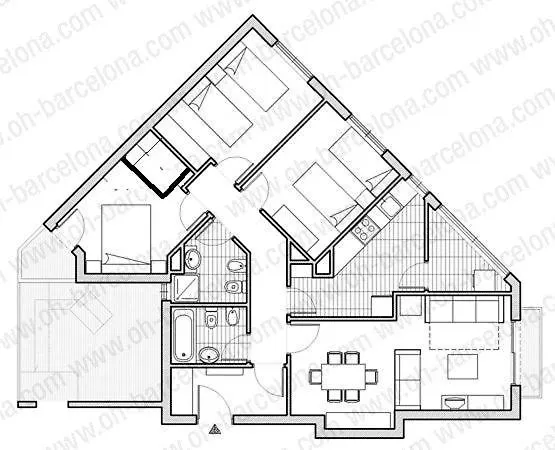 شقة Good-Apartments برشلونة إسبانيا